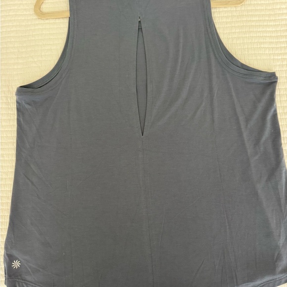 Athleta With Ease Open Back Tank blue gray size large - Picture 4 of 9